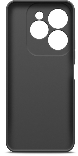 Чехол (клип-кейс) BoraSCO для Infinix Hot 40 Pro Silicone Case черный (72731)