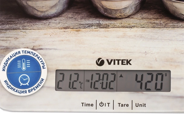 Весы кухонные электронные Vitek VT-2429 макс.вес:5кг
