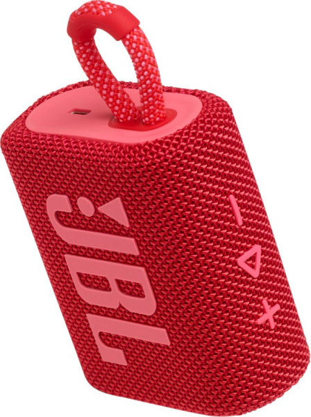 Колонка порт. JBL GO 3 красный 4.2W 1.0 BT (JBLGO3RED)