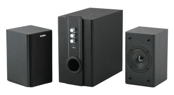 Колонки Sven SPS-820 2.1 черный 38Вт