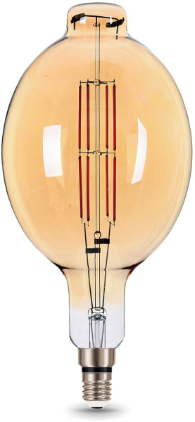 Лампа филам. Gauss Filament Vintage 8Вт цок.:E27 шар 220B 2400K св.свеч.бел.теп. (упак.:1шт) (151802008)