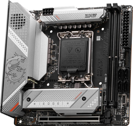 Материнская плата MSI MPG Z790I EDGE WIFI Soc-1700 Intel Z790 2xDDR5 mini-ITX AC`97 8ch(7.1) 2.5Gg R