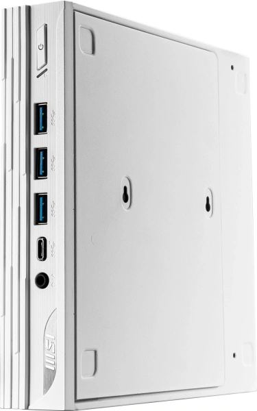 Неттоп MSI Pro DP10 12M-221RU i5 1235U (1.3) 16Gb SSD512Gb Iris Xe Windows 11 Professional 2.5xGbitEth WiFi BT 120W белый (9S6-B0A622-221)