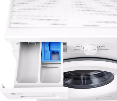 Стиральная машина LG F2Y1HS3W класс: A загр.фронтальная макс.:7кг белый инвертер