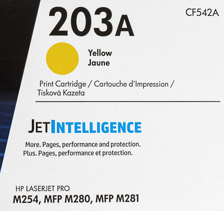 Картридж лазерный HP 203A CF542A желтый (1300стр.) для HP M254/280/281
