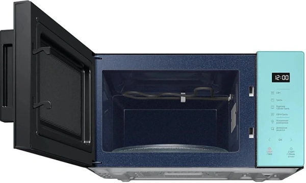 Микроволновая Печь Samsung MG23T5018AN/BW 23л. 800Вт мятный/черный