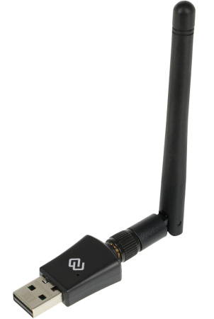 Сетевой адаптер WiFi Digma DWA-N300E N300 USB 2.0 (ант.внеш.съем) 1ант. (упак.:1шт)