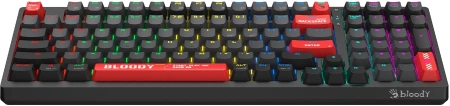 Клавиатура A4Tech Bloody WS98 механическая черный USB беспроводная BT/Radio Multimedia for gamer LED (WS98)