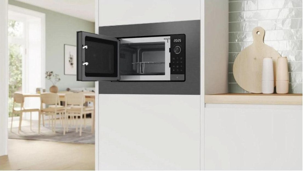 Микроволновая Печь Bosch BEL623MD3 20л. 800Вт серый/черный (встраиваемая)