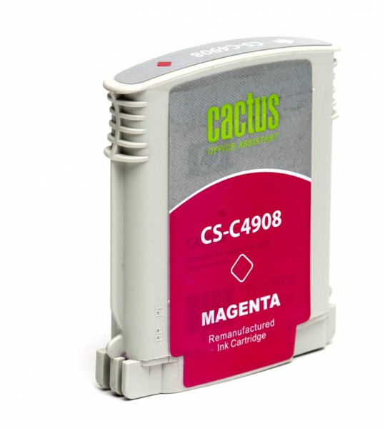 Картридж струйный Cactus CS-C4908 №940XL пурпурный (30мл) для HP DJ Pro 8000/8500