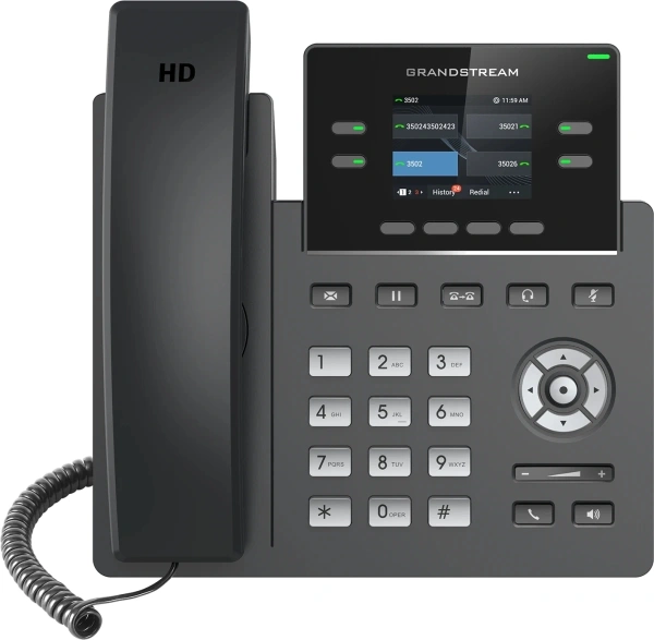 Телефон IP Grandstream GRP-2612G черный