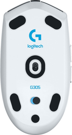 Мышь Logitech G305 Lightspeed белый оптическая 12000dpi беспров. USB 5but (910-005292)