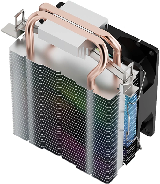 Устройство охлаждения(кулер) Digma D-CPC110-PWM1 90x90x25mm Soc-AM4/1151/1200 черный 4-pin 23dB Al+Cu 110W 247gr Ret