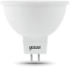 Лампа светодиодная Gauss 101505209 9Вт цок.:GU5.3 рефлек. 150B 4100K св.свеч.бел.нейт. MR16 (упак.:1шт)