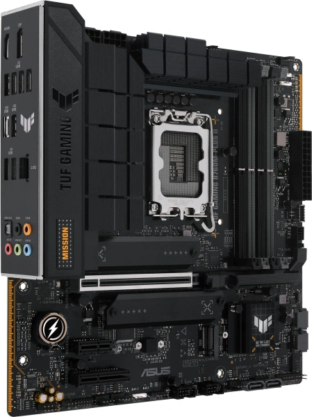 Материнская плата Asus TUF GAMING B760M-PLUS II Soc-1700 Intel B760 4xDDR5 mATX AC`97 8ch(7.1) 2.5Gg
