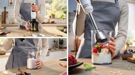 Блендер погружной Bosch MSM4W421 800Вт белый