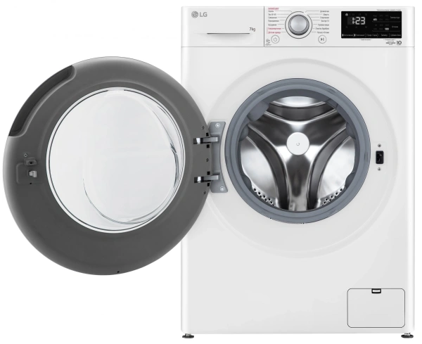 Стиральная машина LG F2V3HS4W класс: A загр.фронтальная макс.:7кг белый инвертер
