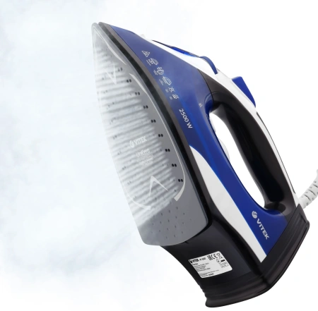 Утюг Vitek VT-8337 2500Вт синий/белый/серый