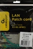 Патч-корд PP6U-0.5M/G 10000G UTP 4 пары cat6 CCA molded 0.5м зеленый RJ-45 (m)-RJ-45 (m)