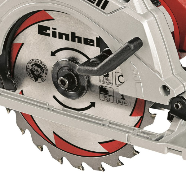 Циркулярная пила (дисковая) Einhell TE-CS 165 1200Вт (ручная)