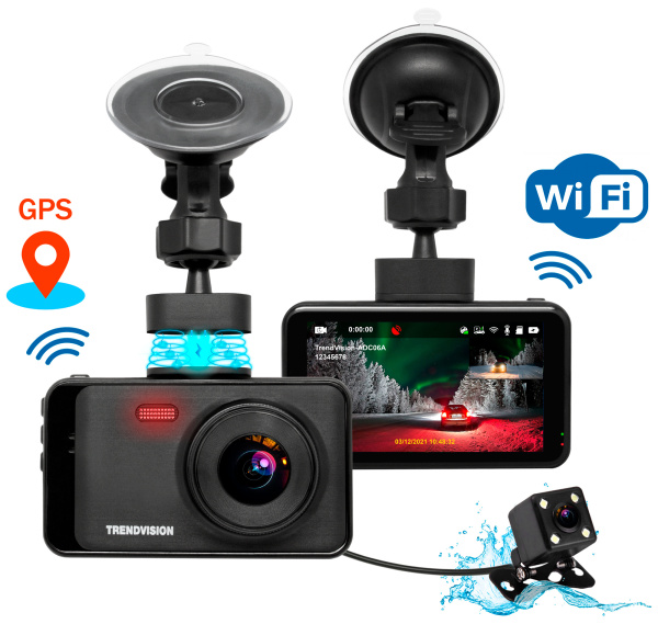 Видеорегистратор TrendVision Winner PRO черный 2Mpix 1080x1920 150гр. GPS MSTAR 8336