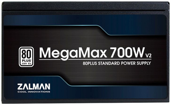 Блок питания Zalman ATX 700W ZM700-TXII V2 80+ (24+4+4pin) APFC 120mm fan 6xSATA RTL