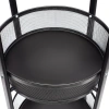 Этажерка Domfy DHC-FC30862 34.2x34.2x83.6см d=34.2см черный