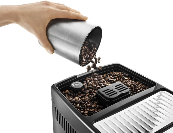 Кофемашина Delonghi Dinamica ECAM350.50.SB 1450Вт серебристый