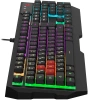 Клавиатура A4Tech Bloody B140N черный USB Multimedia for gamer LED (подставка для запястий) (B140N)