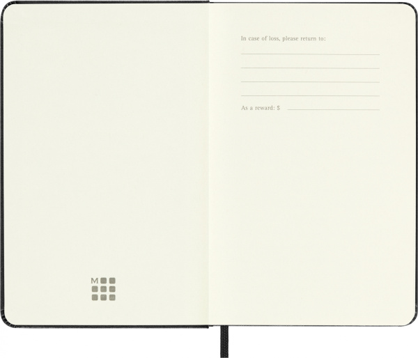 Блокнот Moleskine CLASSIC MM713 Pocket 90x140мм 192стр. пунктир твердая обложка черный