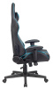 Кресло игровое A4Tech X7 GG-1200 черный/голубой эко.кожа крестов. пластик