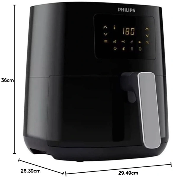 Аэрогриль Philips HD9252/70 1400Вт черный