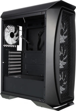 Корпус Aerocool Aero One Frost-G-BK-v1 черный без БП ATX 2x120mm 2x140mm 2xUSB3.0 audio bott PSU