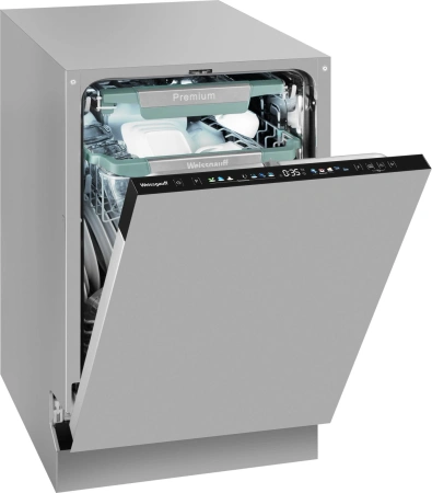 Посудомоечная машина встраив. Weissgauff BDW 4160 Real Touch DC Inverter Timer Floor 2100Вт узкая