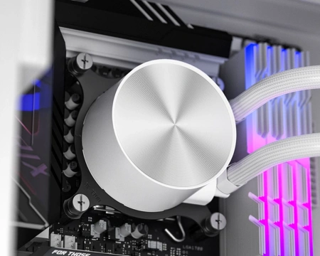 Система водяного охлаждения ID-Cooling FX360 Pro Soc-AM5/AM4/1200/1700/1851 белый 4-pin 14-35.2dB Al+Cu 350W Ret (FX360 PRO WHITE)