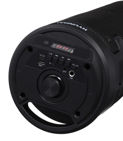 Минисистема Hyundai H-MC160 черный 50Вт FM USB BT SD/MMC