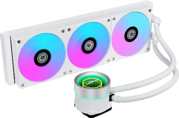 Устройство охлаждения(кулер) Lian-Li GA II Trinity 360 White Al+Cu LED Ret