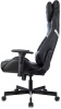 Кресло игровое Knight Thunder 5X черный эко.кожа крестов. металл
