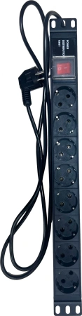 Блок распределения питания NTSS (NTSS-PDU-DA2034) гор.размещ. 8xSchuko базовые 16A Schuko 1.8м