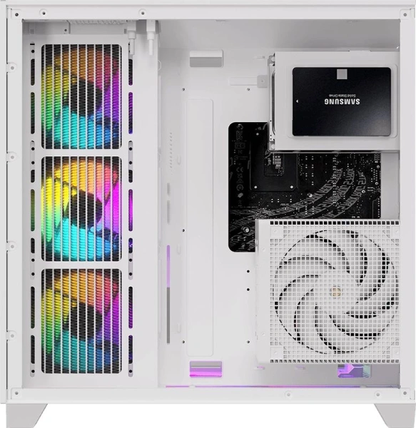 Корпус Formula Crystal Z9 белый без БП ATX 2xUSB3.0 1xUSB3.1 audio bott PSU