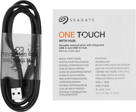 Жесткий диск Seagate USB 3.0 8Tb STLC8000400 One Touch 3.5" черный USB 3.0 type C