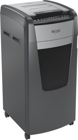 Шредер Rexel Optimum AutoFeed 600X черный с автоподачей (секр.P-4) фрагменты 600лист. 110лтр. скрепки скобы пл.карты