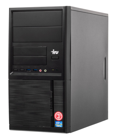ПК IRU Office 312 MT PG G5420 (3.8) 8Gb SSD240Gb UHDG 610 FreeDOS GbitEth 400W черный (1418002)