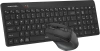 Клавиатура + мышь A4Tech Fstyler FG2400 Air2 клав:черный мышь:черный USB беспроводная slim (FG2400 A
