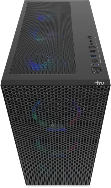 ПК IRU Game 710Z7GP TWR i7 12700F (2.1) 64Gb SSD1Tb RTX4060Ti 8Gb FreeDOS GbitEth 850W черный (2075023)