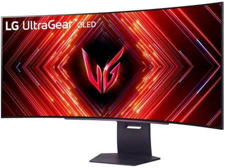 Монитор LG 44.5" (113.03см) 45GS95QE-B OLED WQ чер HDMI DP USB M/M HAS Piv 1000cd Ex Cur
