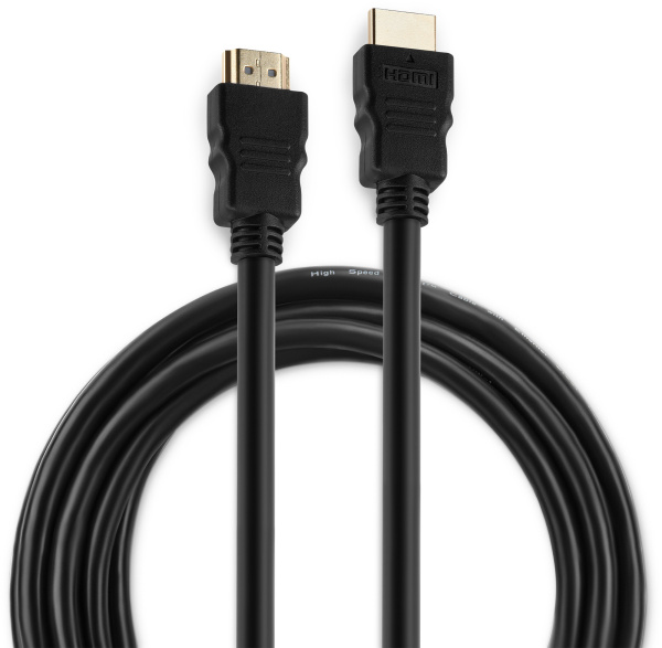 Кабель аудио-видео Buro HDMI (m)/HDMI (m) 3м. позолоч.конт. черный (BHP RET HDMI30-2)
