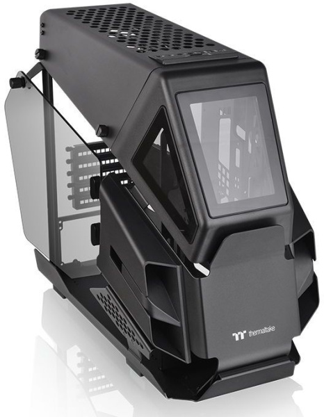 Корпус Thermaltake AH T200 черный без БП mATX 4x120mm 4x140mm 2xUSB3.0 audio bott PSU