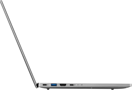 Ноутбук Osio FocusLine F140a-008 Ryzen 5 5560U 16Gb SSD512Gb AMD Radeon 14" IPS FHD (1920x1080) noOS grey WiFi BT Cam 6000mAh
