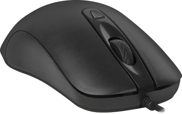 Мышь Defender MB-230 черный оптическая 1600dpi USB 2but (52231)